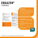 Equazen Eye Q Chews : emballage et etiquette, informations claires.