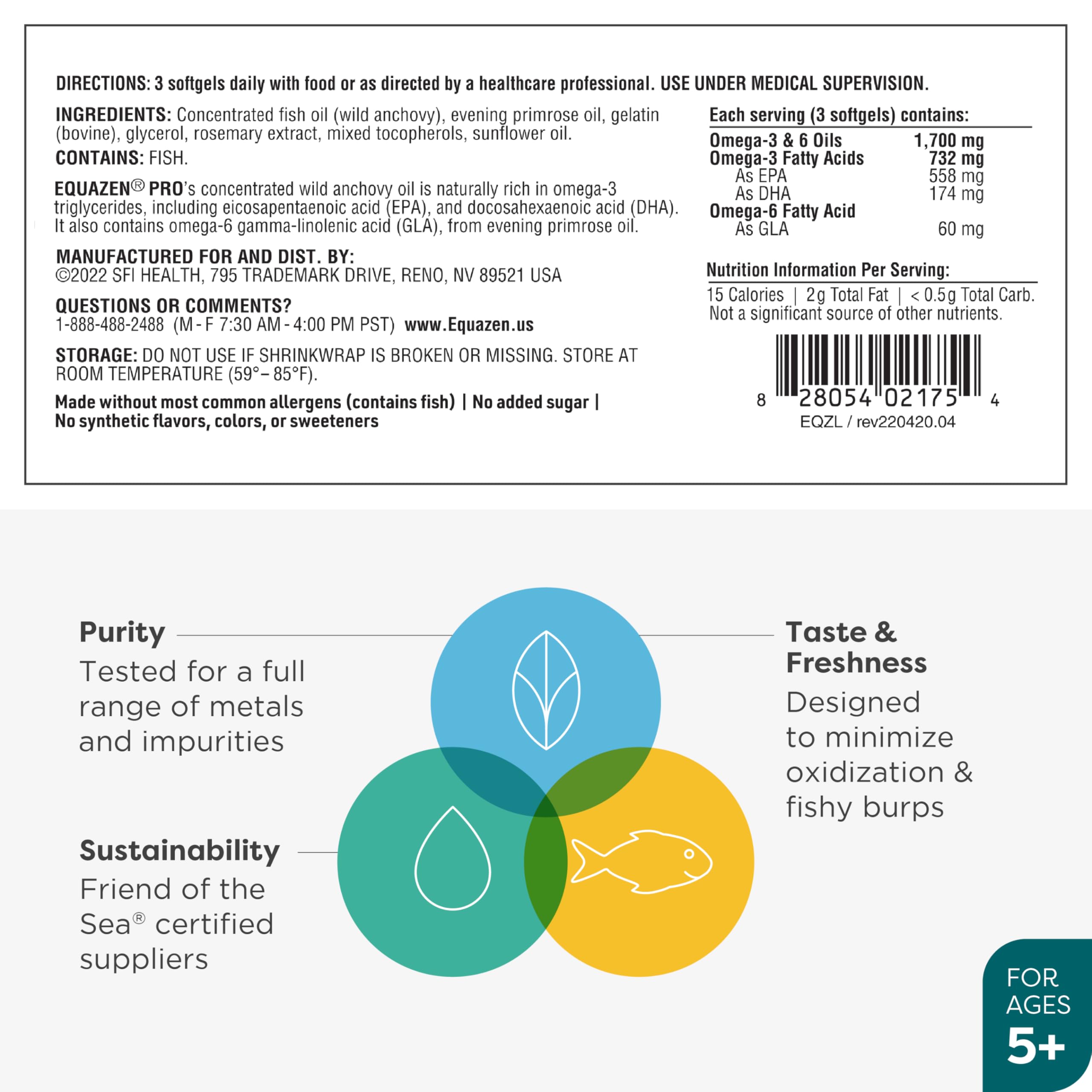 Contrôle qualité Equazen Pro et purification avancée.