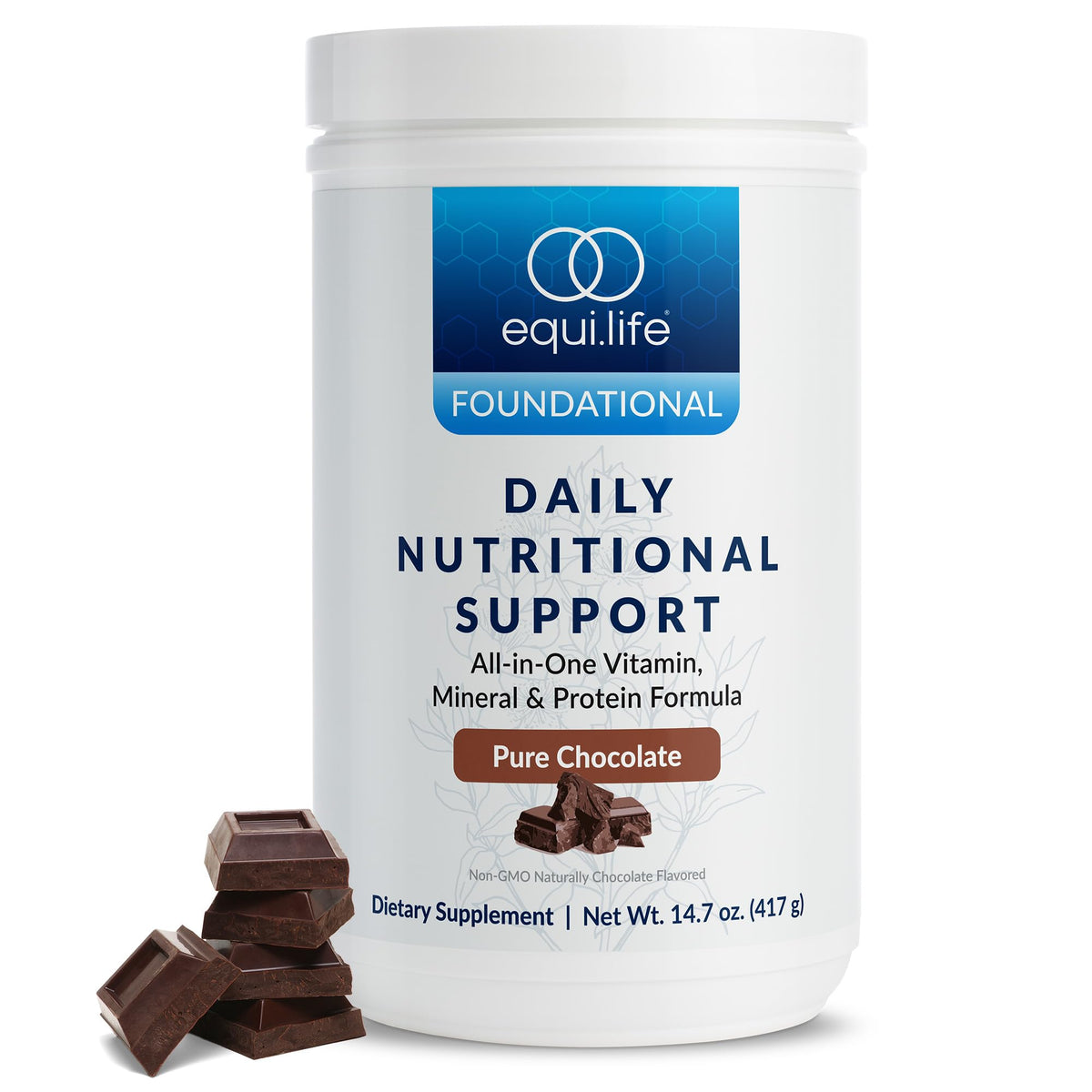 Equilife soutient nutritionnel quotidien dans le pot pour un repas rapide.