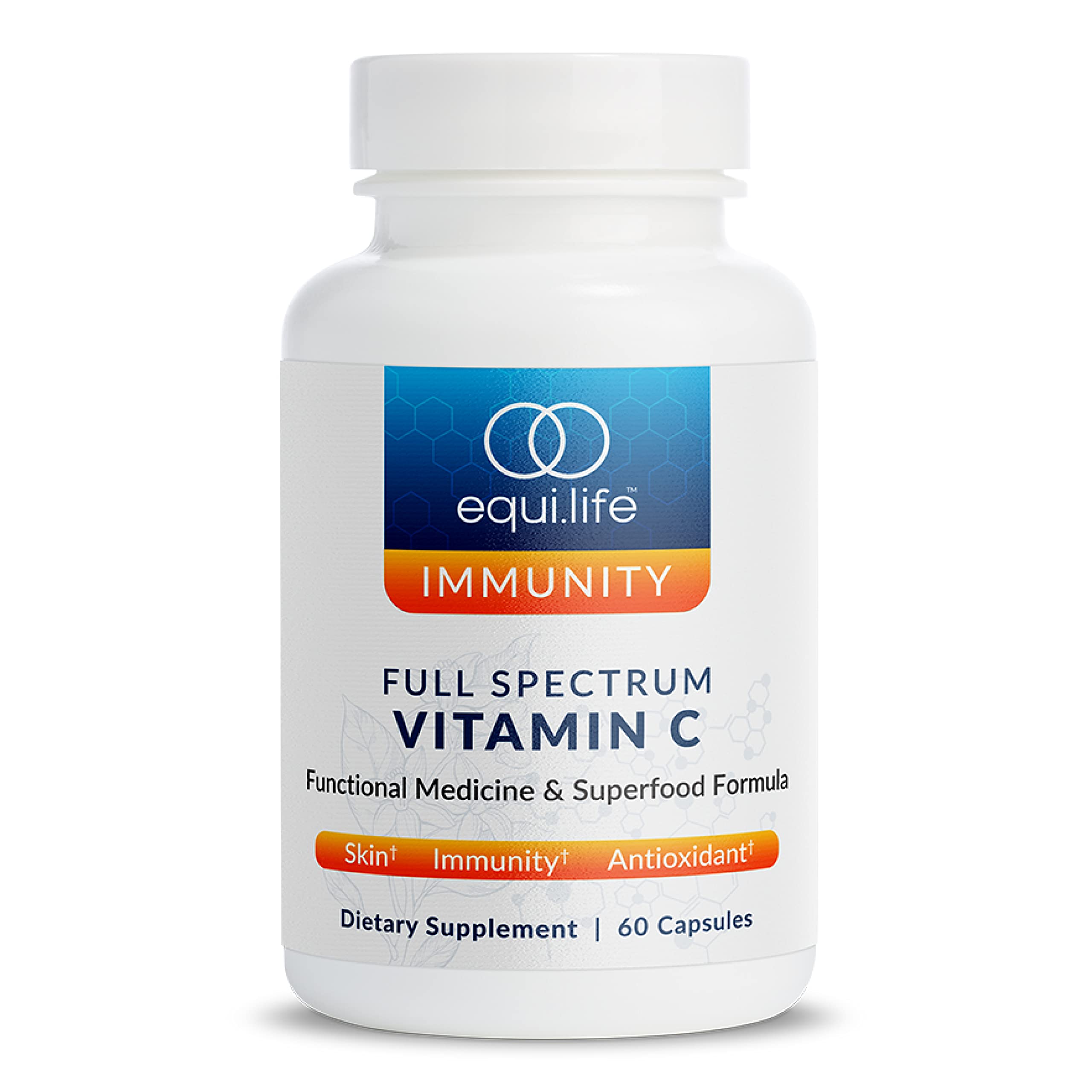 Equilife vitamine C complet, flacon prêt à une routine quotidienne.