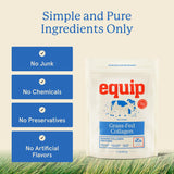 Equip collagène sans OGM, étiquette – choix transparent pour une nutrition saine.