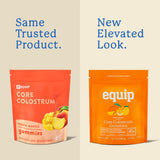 Gommes Equip Colostrum Bovin dans le pot, texture agréable et dosage facile.