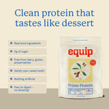 Dessert vanille Prime Protein, alternative protéinée gourmande