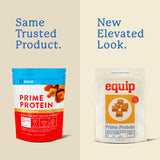 Equip Prime Protein flacon-poudre chocolat, poudre protéinée sans lactose ni gluten idéale pour smoothies