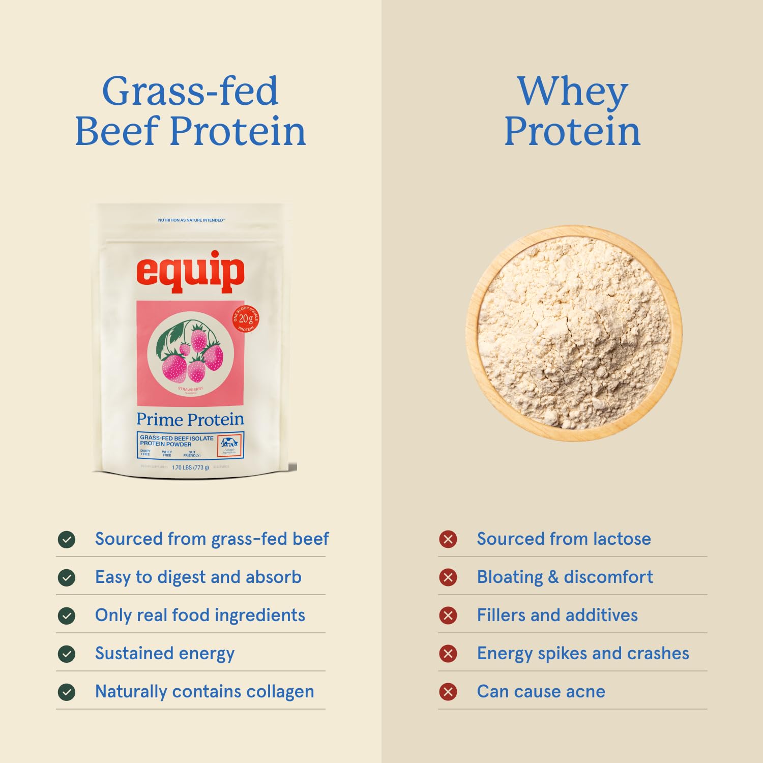 Equip Prime Protéine Fraise – dessert sain et gourmand