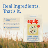 Tableau nutritionnel Prime Protein, informations claires par portion