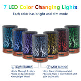 EQUSUPRO diffuseur DEL 7 couleurs, crée une ambiance légère et personnalisable.