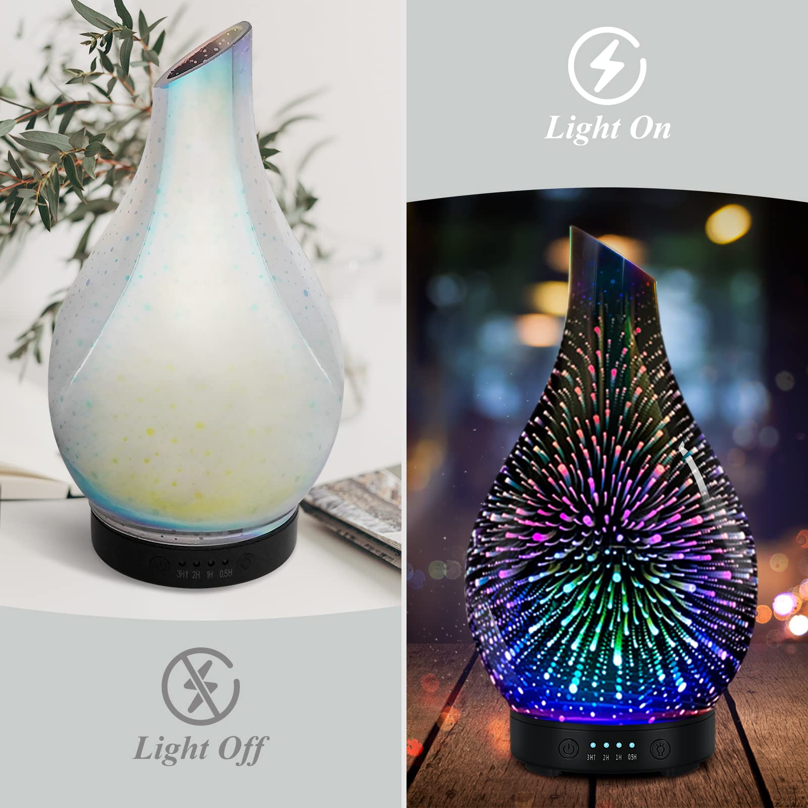 Diffuseur EQUSUPRO LED 7 couleurs pour une atmosphère apaisante.
