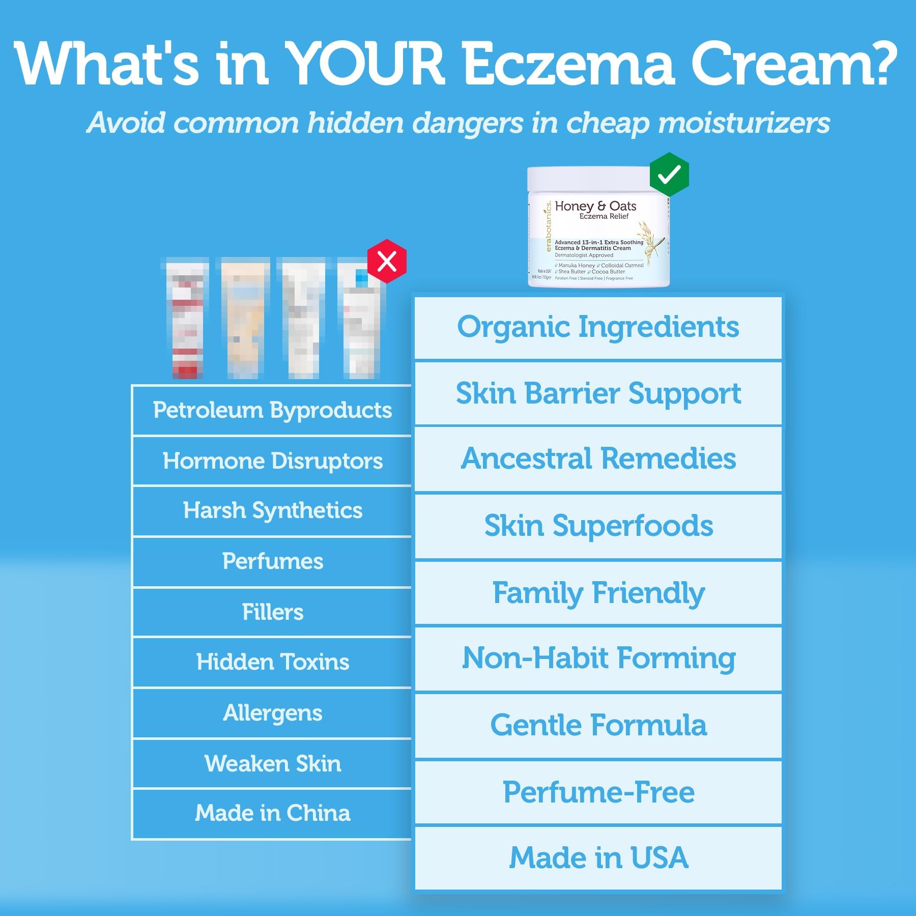 Era Organics crème éczéma barrière peau renforcée — peau plus résistante