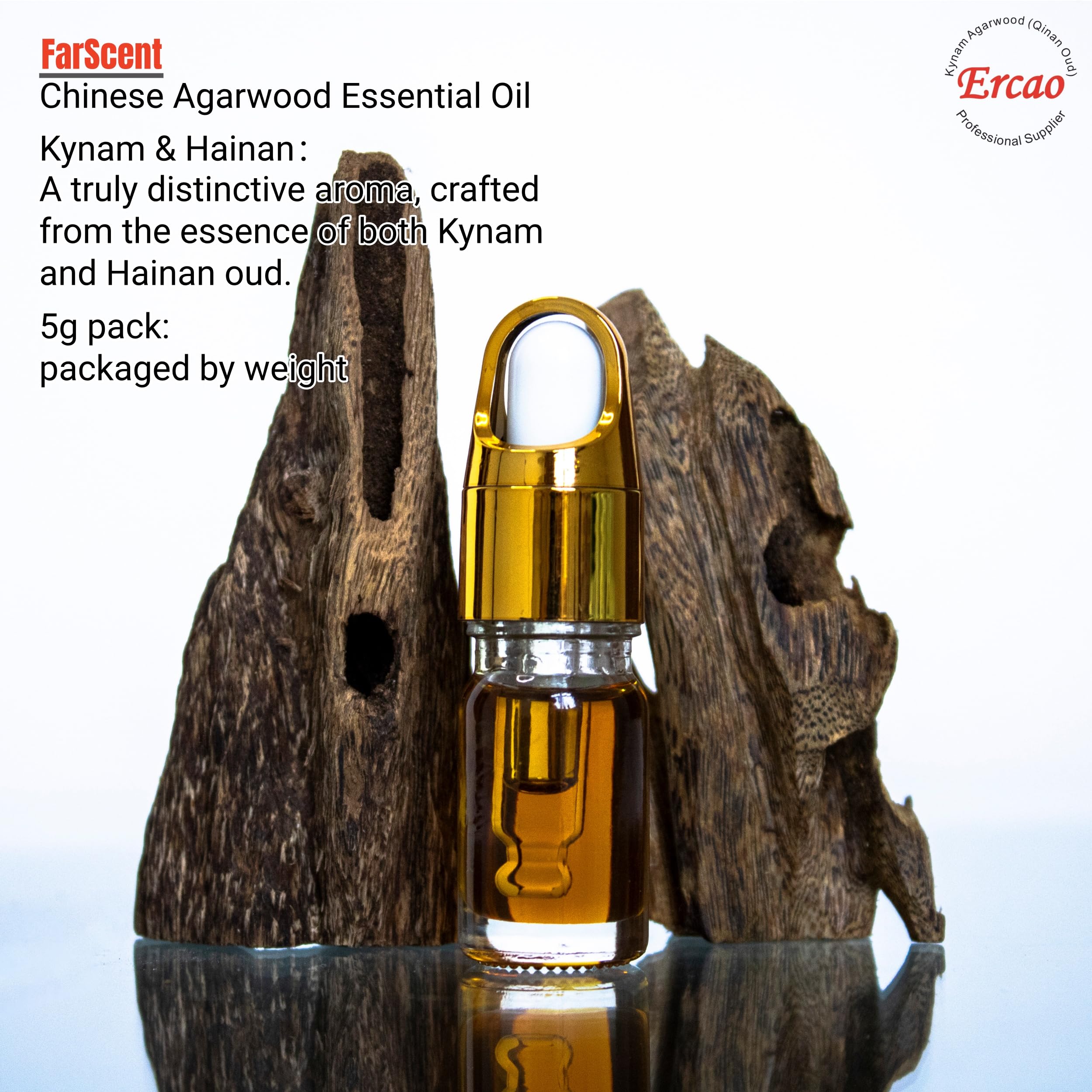 Ercao oud arôme complexe, diffuseur pour ambiance relaxante.