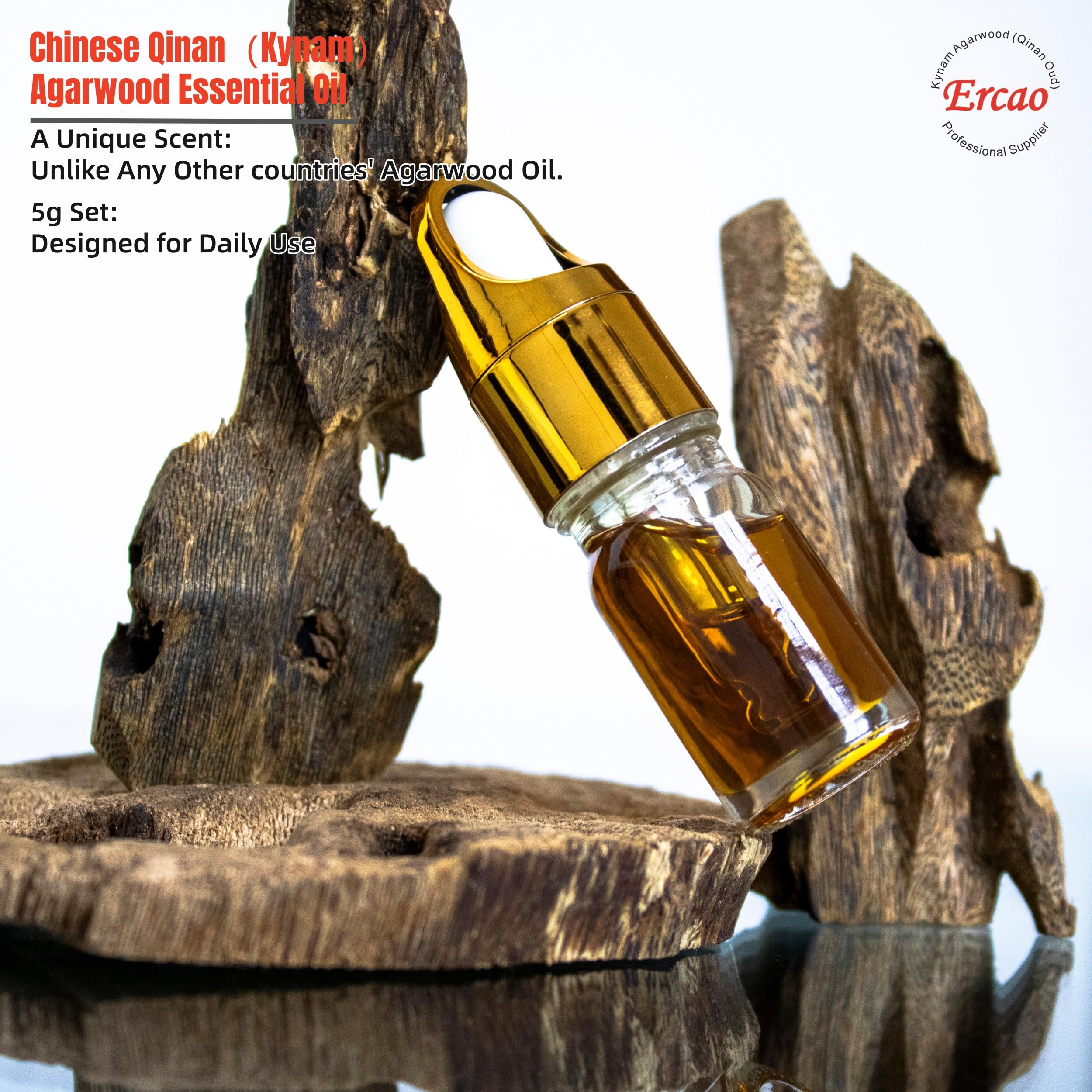 Ercao Oud pur — arôme complexe, idéal pour mélanges parfumés.