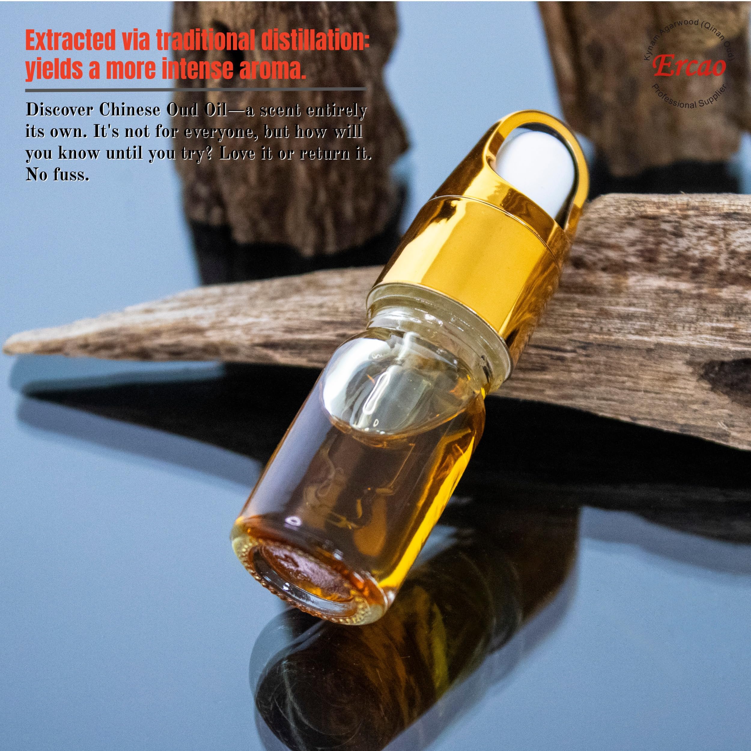 Ercao parfum oud melange artisanal, parfumage maison.