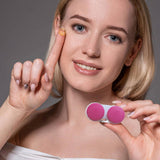 Erewa boîte compacte pour lentilles, idéale en voyage.