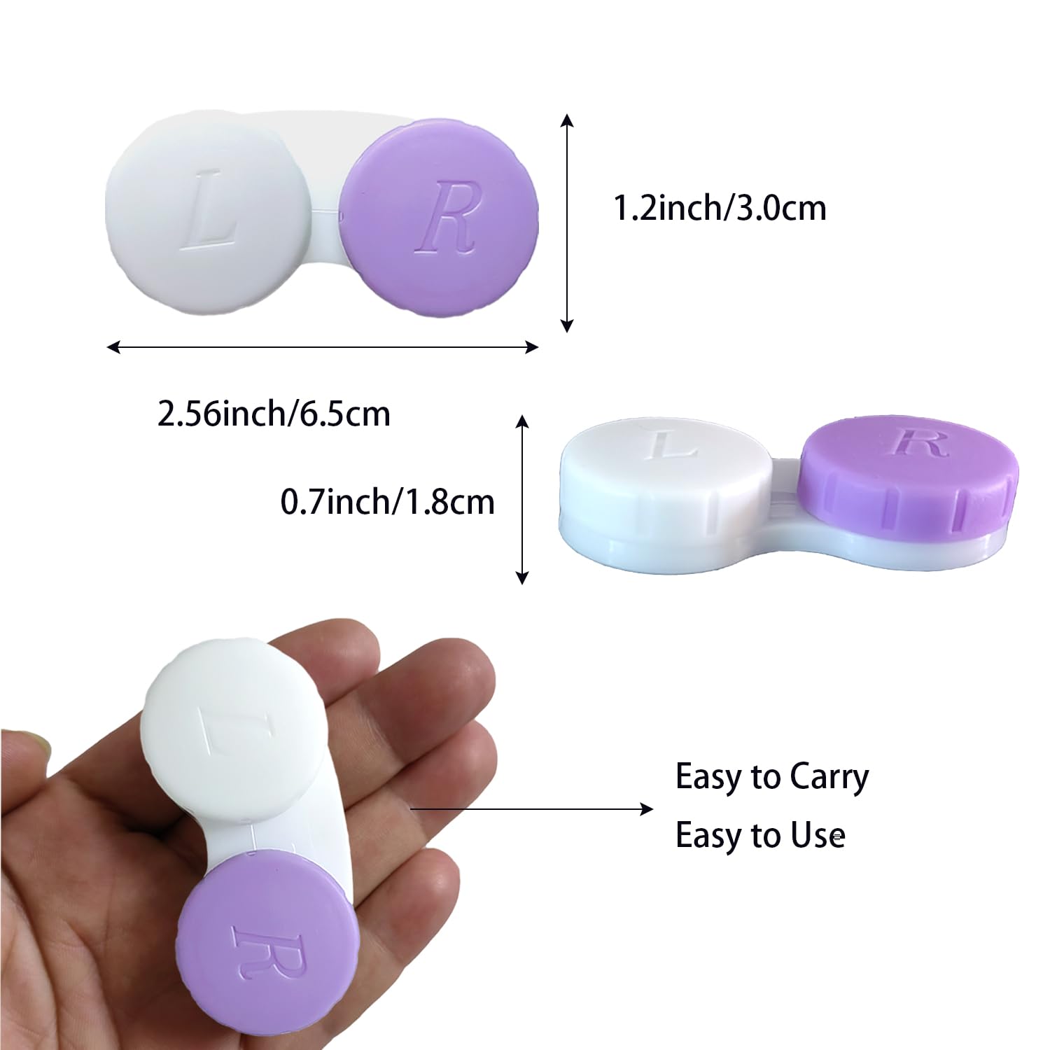 Etui Erewa compact 6,6x3,1 cm pour transport discret et pratique.