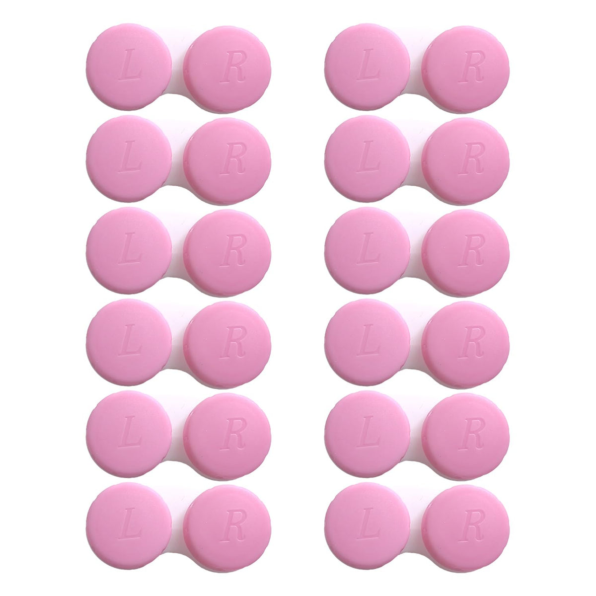 Boîte Erewa rose 12 pack, rangement pratique pour lentilles.