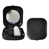 erewa étui lentilles compact avec miroir pour insertion facile en voyage