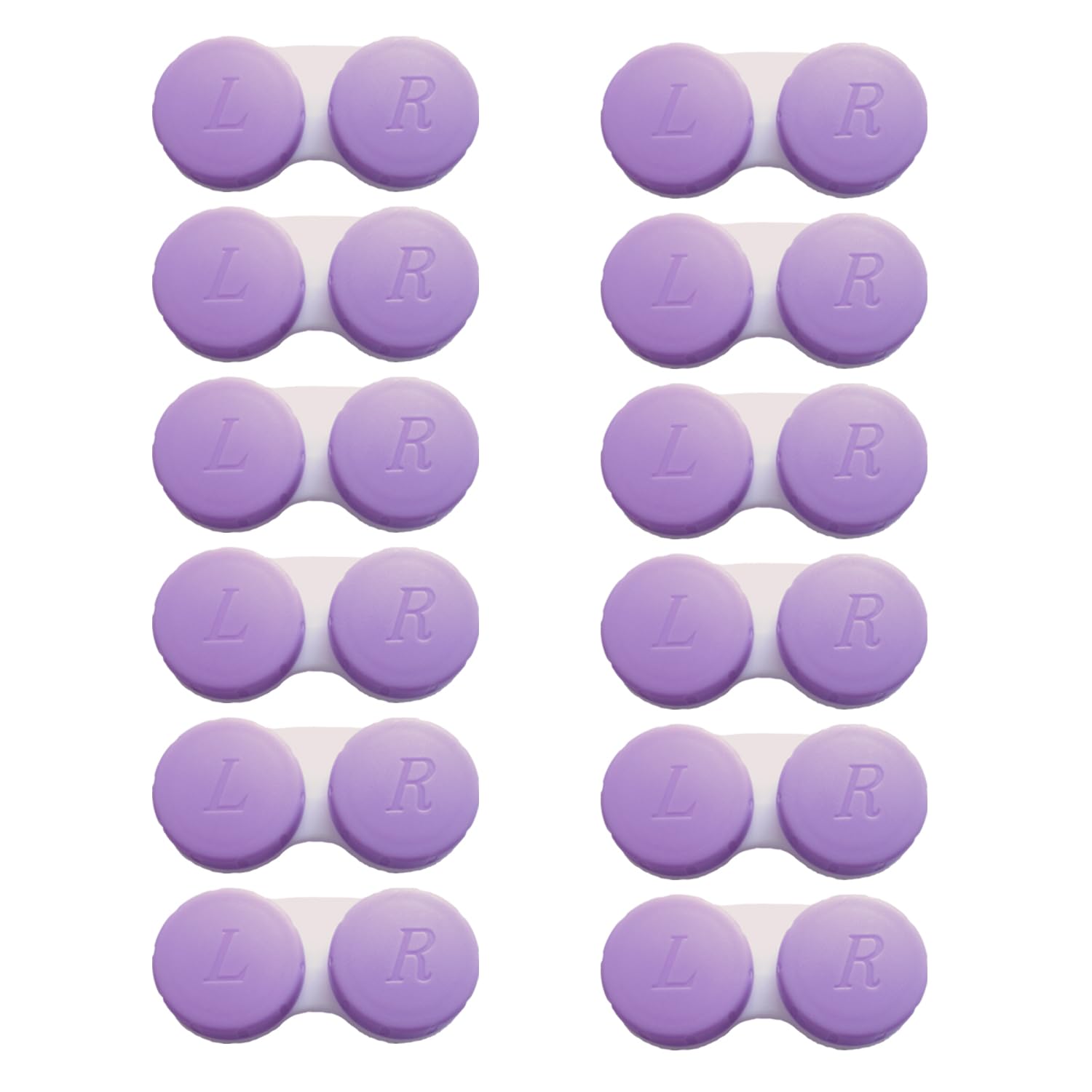 Erewa étui-lentilles violet 12-pack, rangement pratique au quotidien.