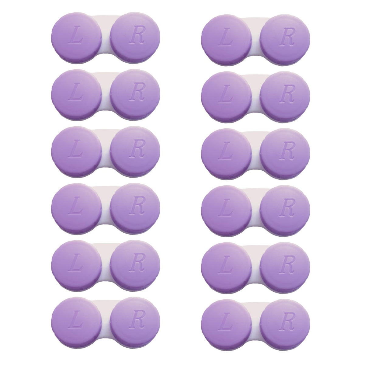 Erewa étui-lentilles violet 12-pack, rangement pratique au quotidien.