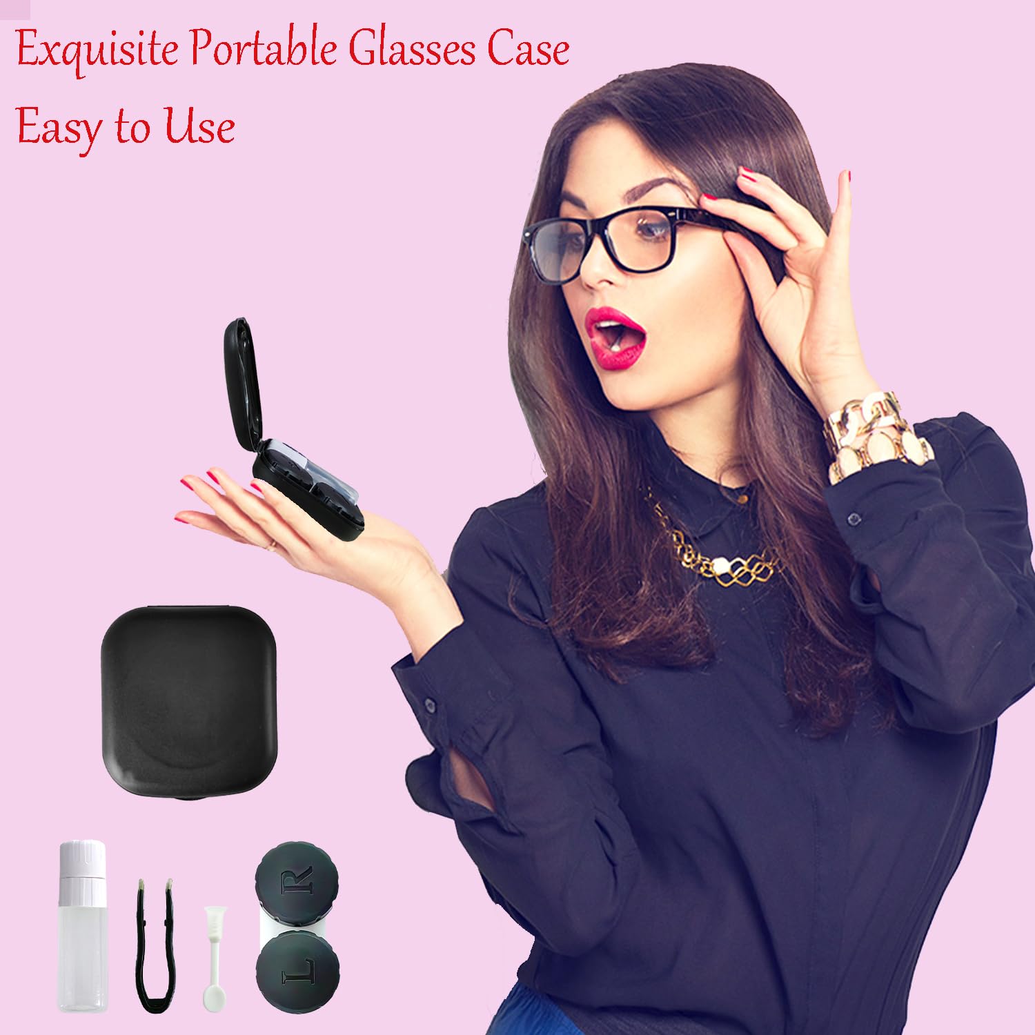 erewa kit entretien lentilles miroir facile à emporter en voyage