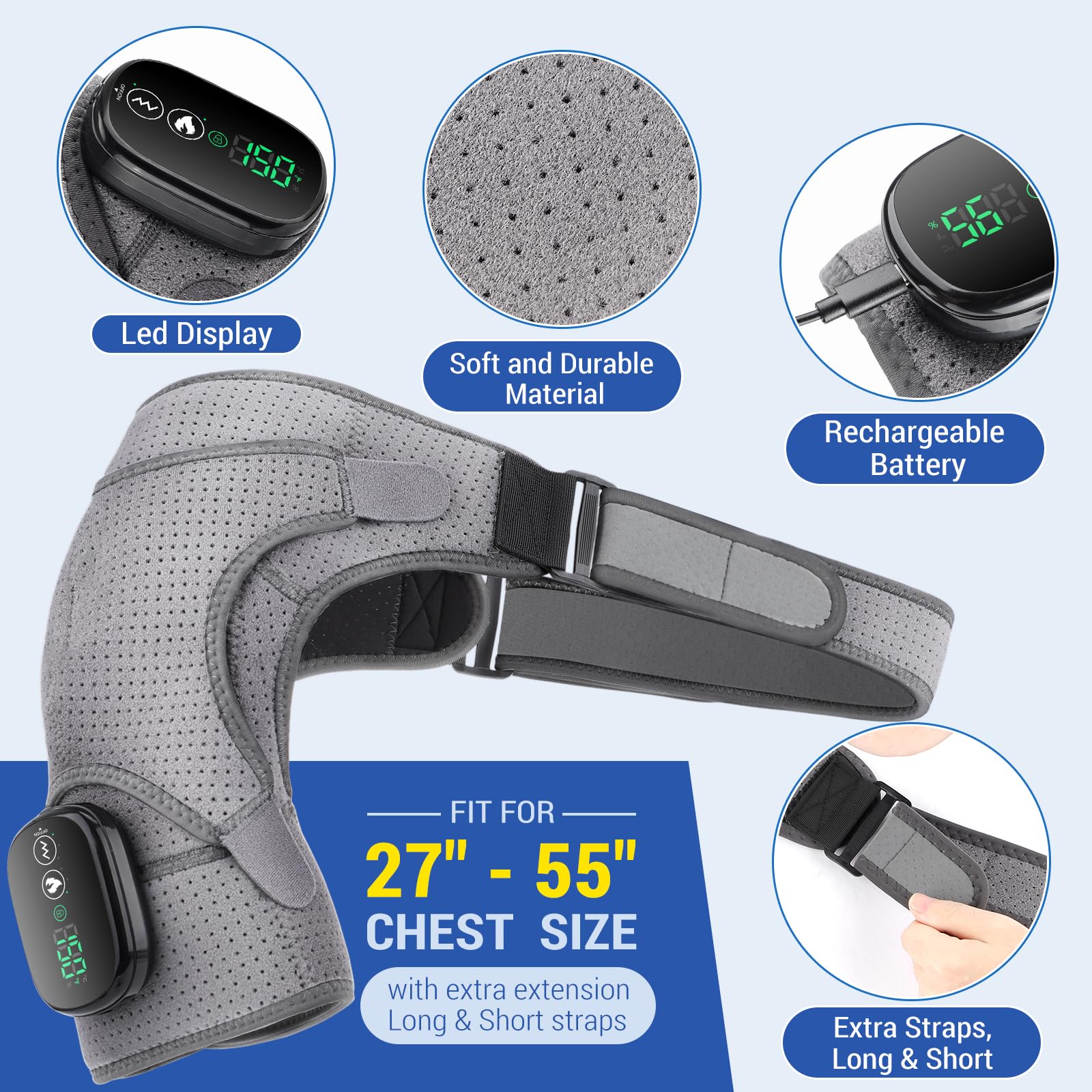 ERHIVORA Trois niveaux de chaleur pour adapter le confort.