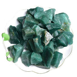 Aventurine verte naturelle Erliway, pierre brute, parfaite pour polissage et bricolage.
