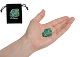 Pierre brute d'aventurine verte Erliway, 3-5 cm, offre protection et énergie positive.