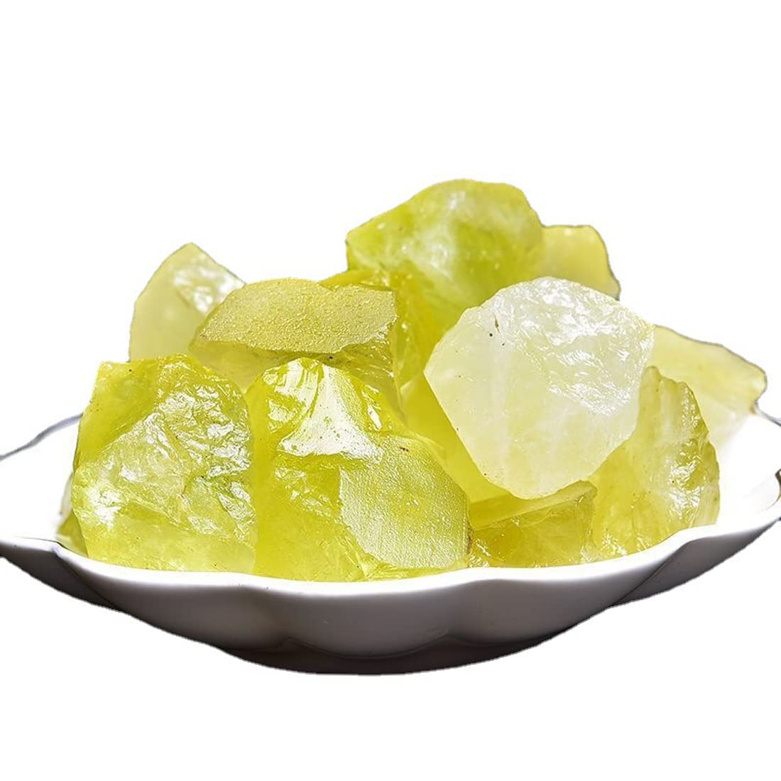 Erliway Citrine brute, couleur profonde, parfait pour bijoux et cabochons.