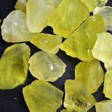 Erliway Citrine brute, texture naturelle pour créations artisanales et décoration.