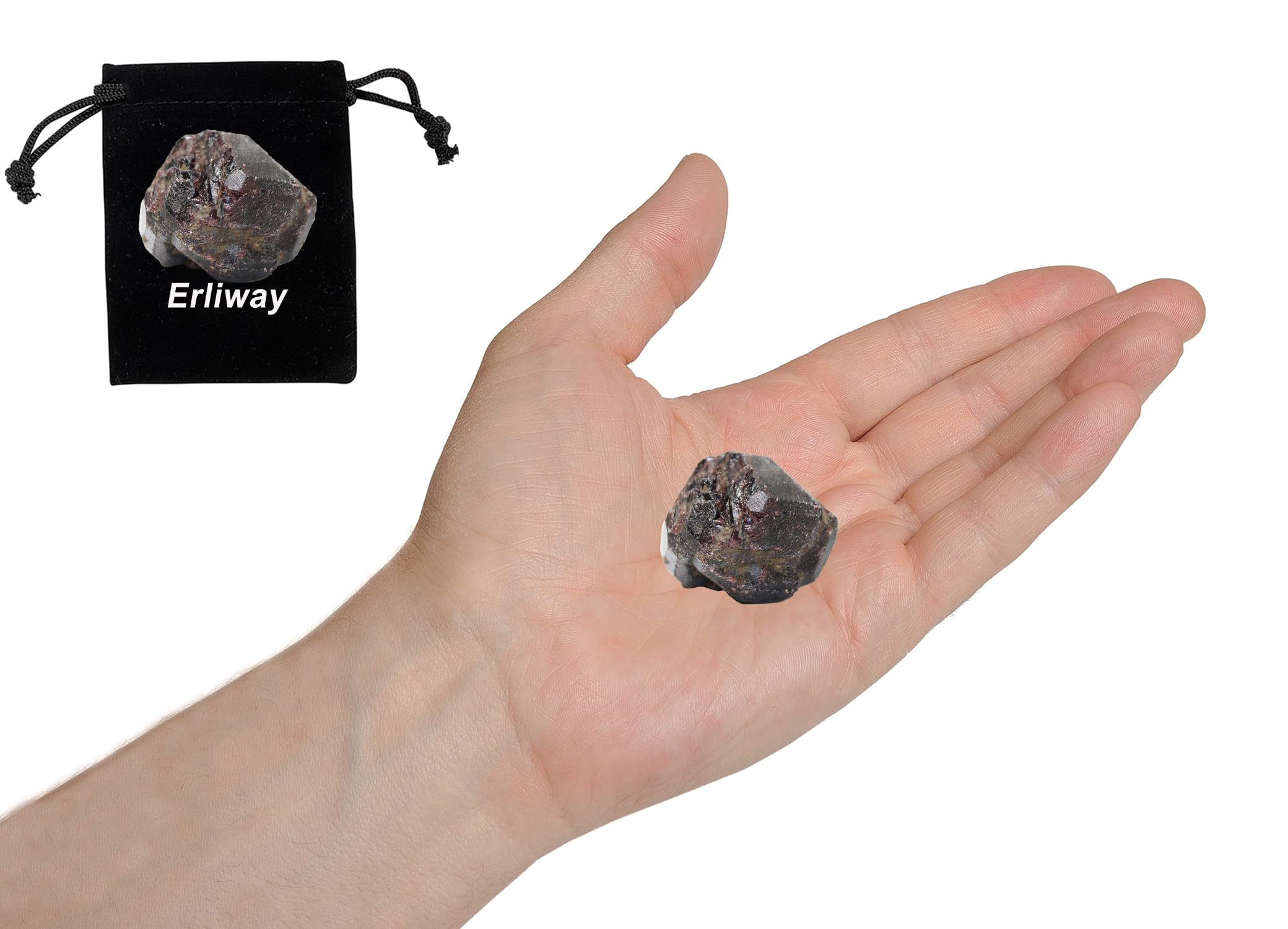Erliway Garnet brut – montage-fil pour bijoux faits main.