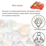 Erliway jaspe rouge brut, pierre décorative prête pour cabochonnage et polissage.