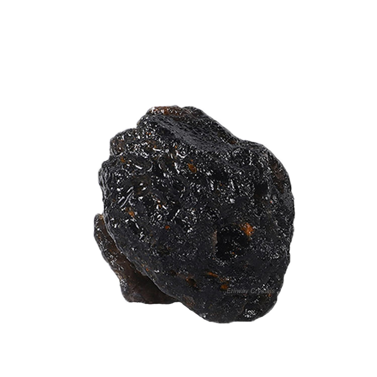 Erliway tektite brute grand format, idéale pour méditation et décoration.