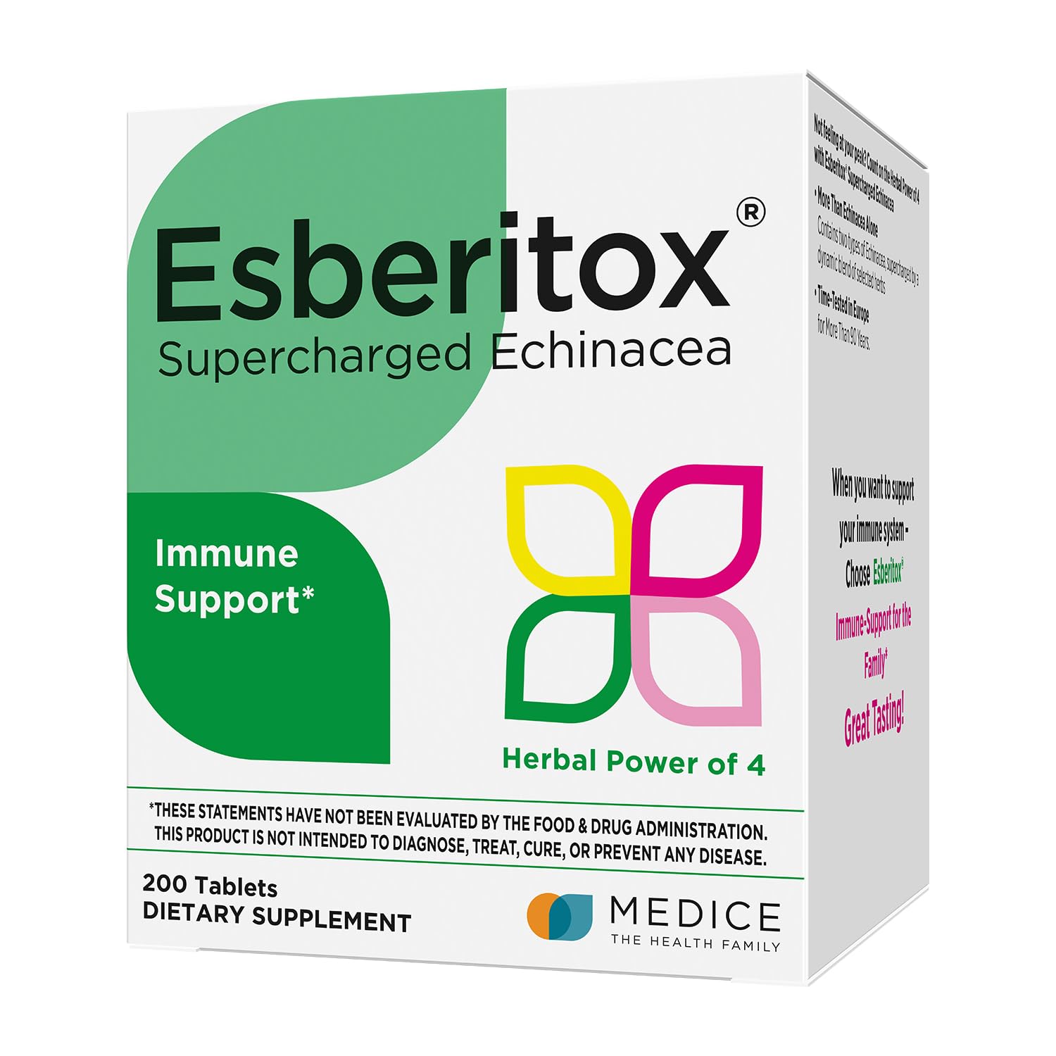 ESBERITOX échinacée superchargee bouteille: soutien potentiel à la routine immunitaire.