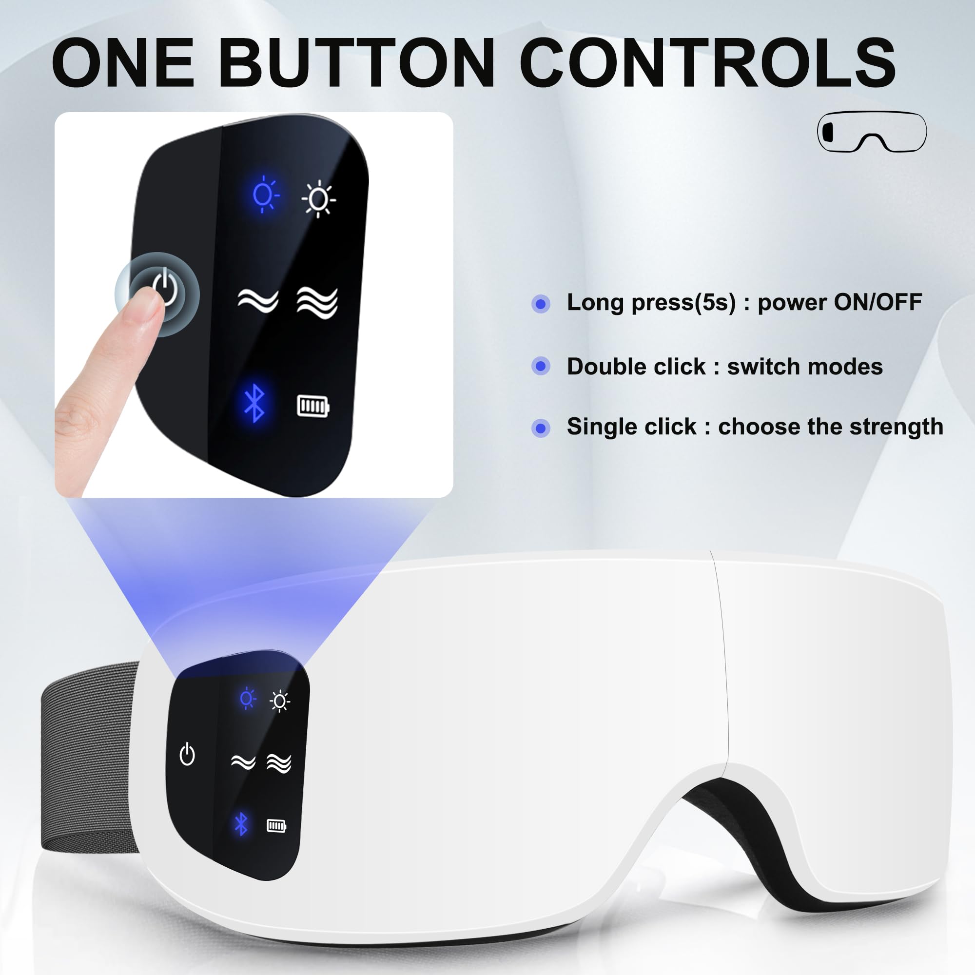 ESLYYDS Masque oculaire chauffant offrant une détente confortable lors du repos