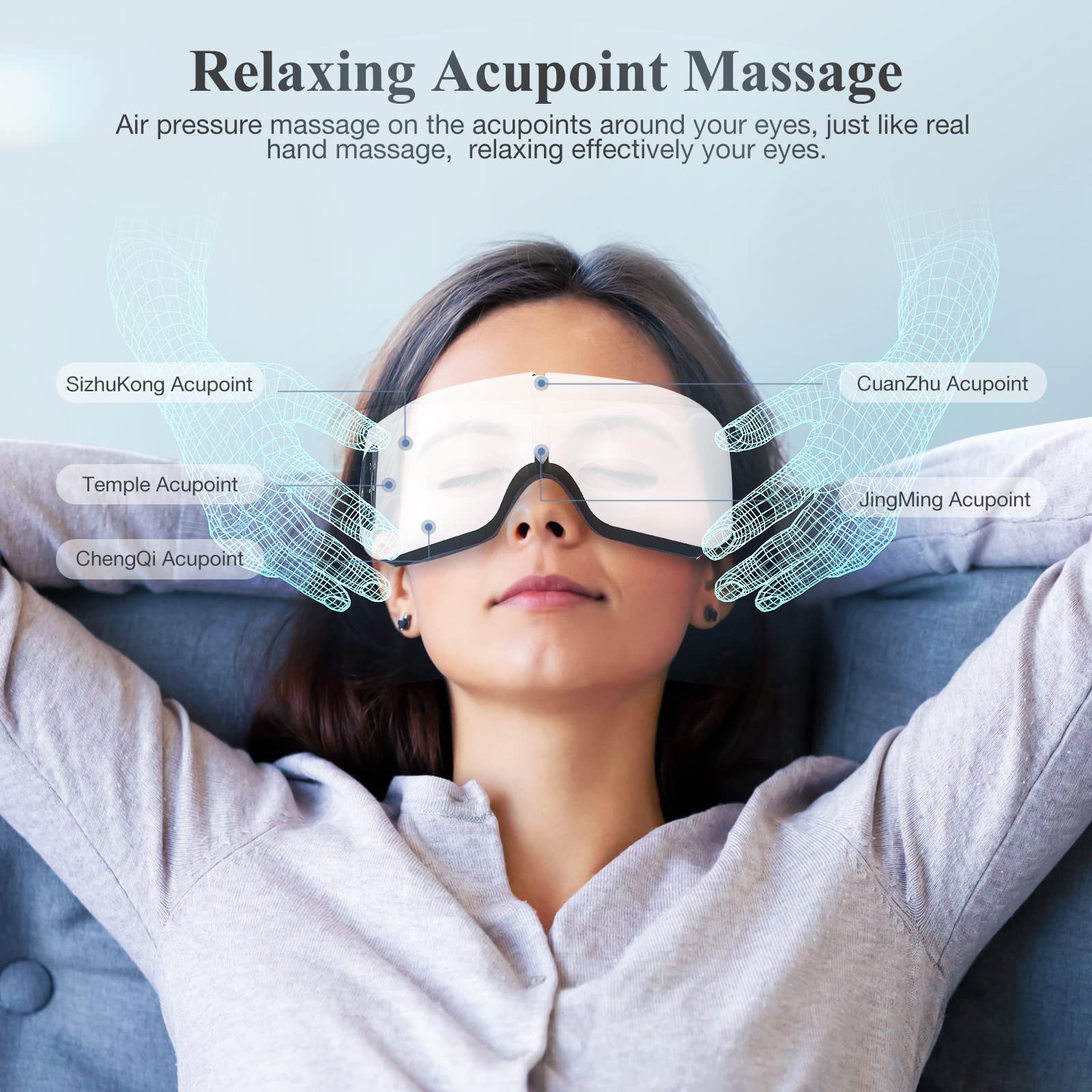 ESLYYDS Massager léger et portable idéal pour voyage et bureau