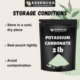Contrôle qualité sur chaque lot de carbonate de potassium Essencea.