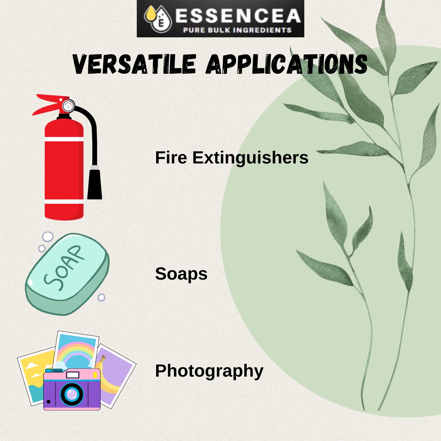Stockage sec et frais de carbonate de potassium Essencea pour longue conservation.