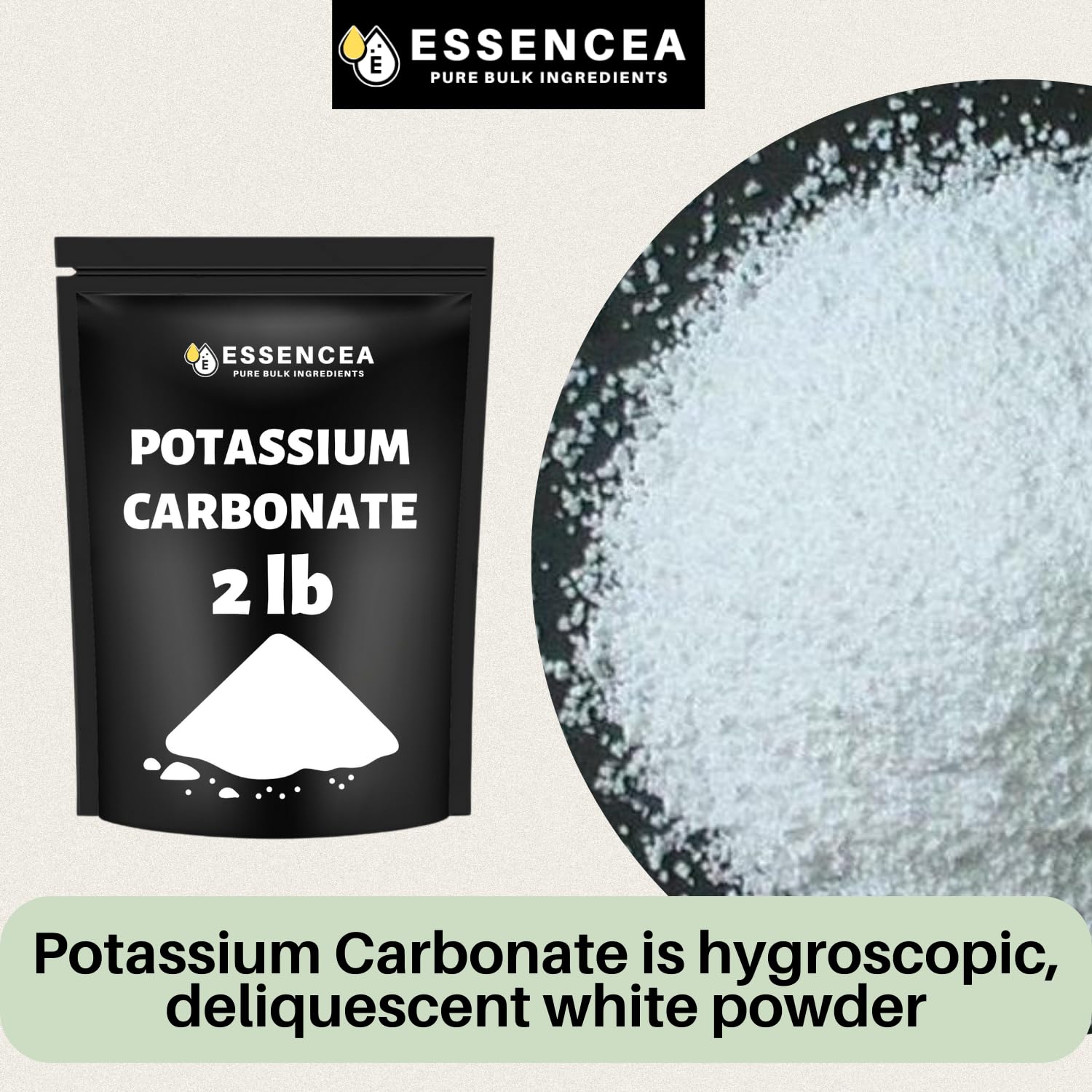Utilisation culinaire avec Essencea carbonate de potassium dans des recettes traditionnelles.