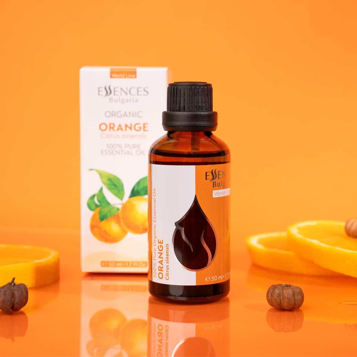 Essences Bulgaria huile d'orange biologique certifiée et pure