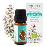 Essences Bulgaria huile sauge sclarée en bouteille pour diffusion aromatique.