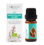 Essences Bulgaria flacon gouttes sauge sclarée pour usage quotidien en inhalation.