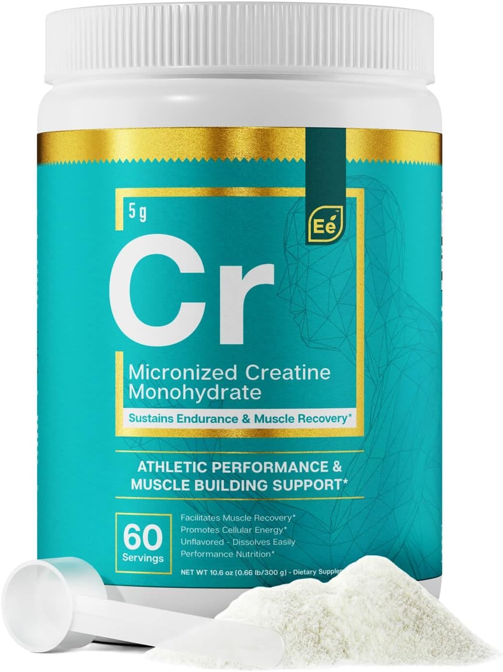 Essential Elements poudre de créatine micronisée pour entraînement et récupération optimisés