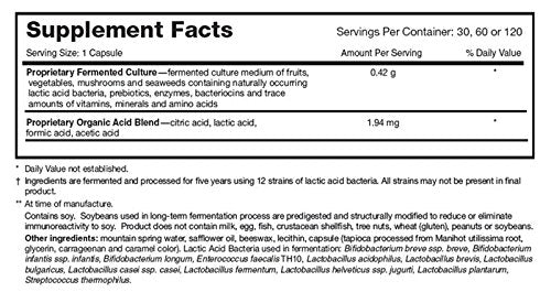 Dr Ohhira Essential Formulas équilibre le microbiome.
