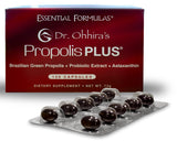 Essential Formulas Propolis Plus sur la bouteille avant ouverture, pratique pour démarrer une routine bien-être.