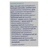 Emballage compact Essential Oxygen BR dentifrice menthe poivrée pour une routine quotidienne naturelle.