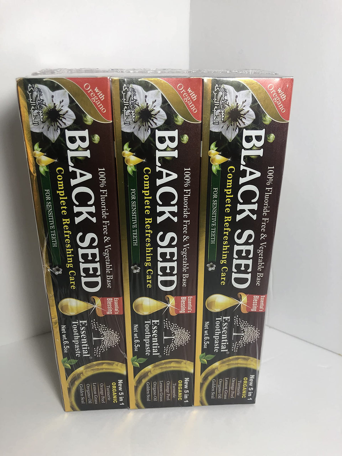 Essential Palace dentifrice bio tube 6-pack pour une haleine fraîche durable.