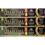 Dentifrice Essential Palace au charbon actif de bambou, fraîcheur durable et soin buccal naturel.