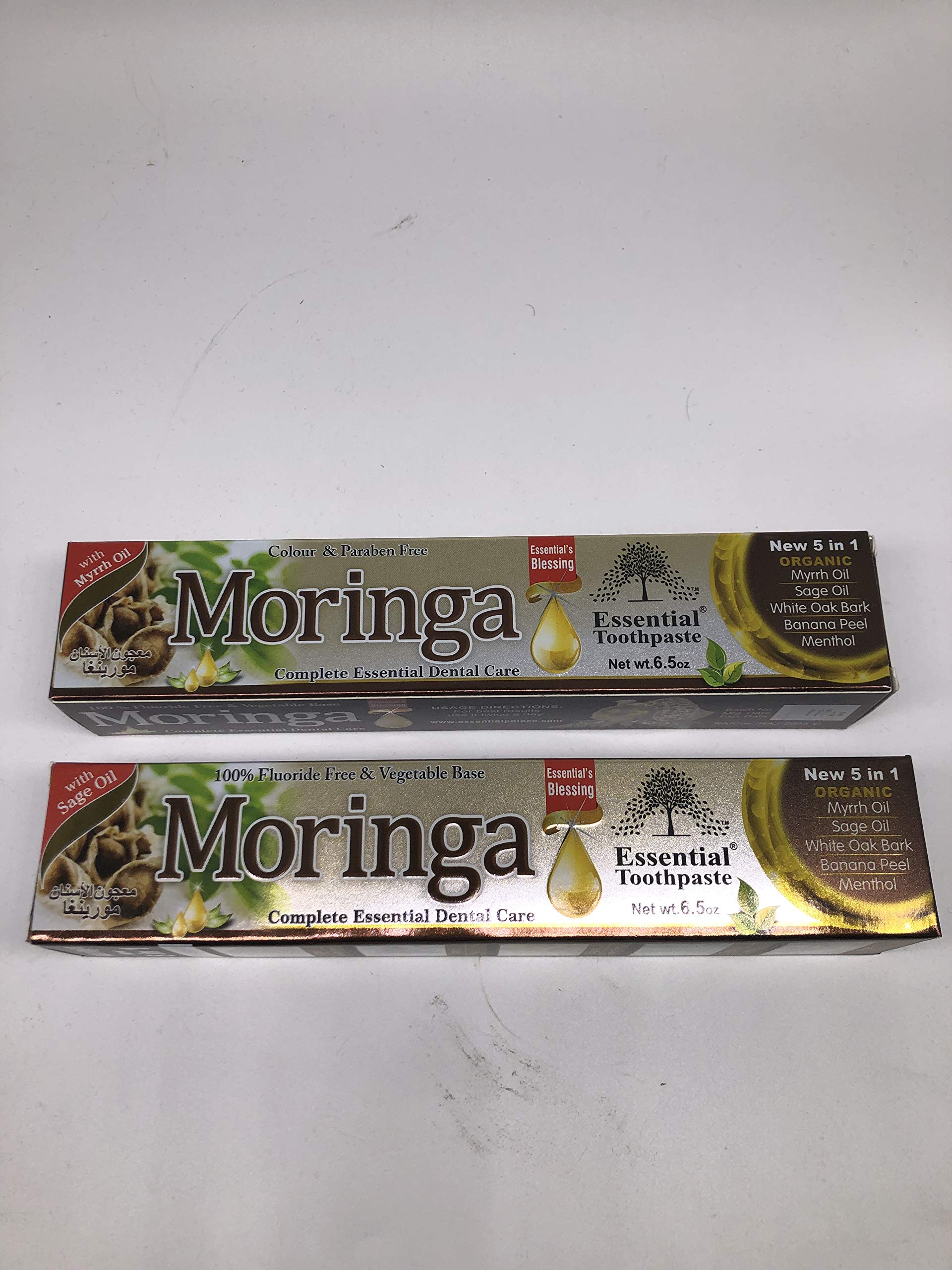 Essential Palace dentifrice moringa emballage vert – soin naturel et frais