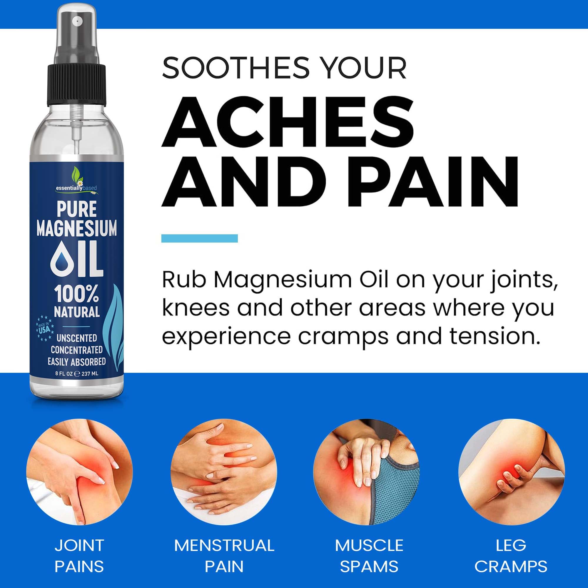 EssentiallyBased application-sur-peau-magnesium facilite une routine de repos apaisante.