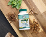 Ingrédients naturels Essiac Gold AHCC — alliance botanique et AHCC.