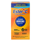 Ester-C, bouteille de comprimés 500 mg, vue frontale pour le soutien immunitaire.